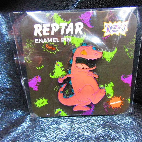 NEW 2018 Nick Box Purple Reptar from Rugrats Enamel Pin Collectible RARE - Picture 1 of 5